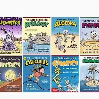 📚🚀告别枯燥公式！The Cartoon Guide to Algebra & Physics 让你笑中带学！-进口教材/考试类/工具书类原版 ...