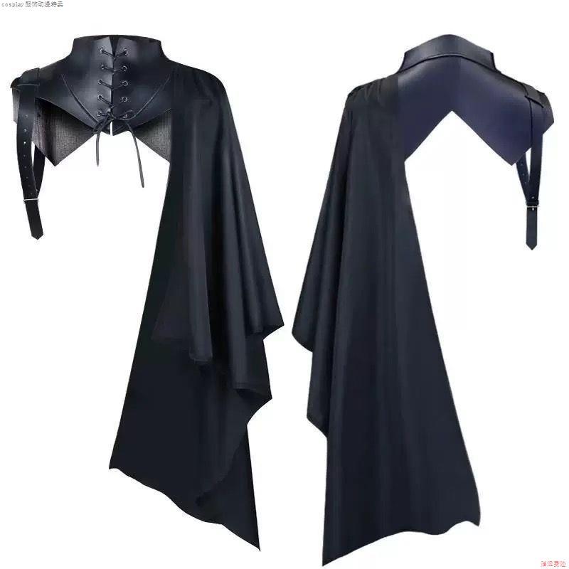 Medieval retro cloak cosplay Dark Knight vampire Halloween demon outfit quick