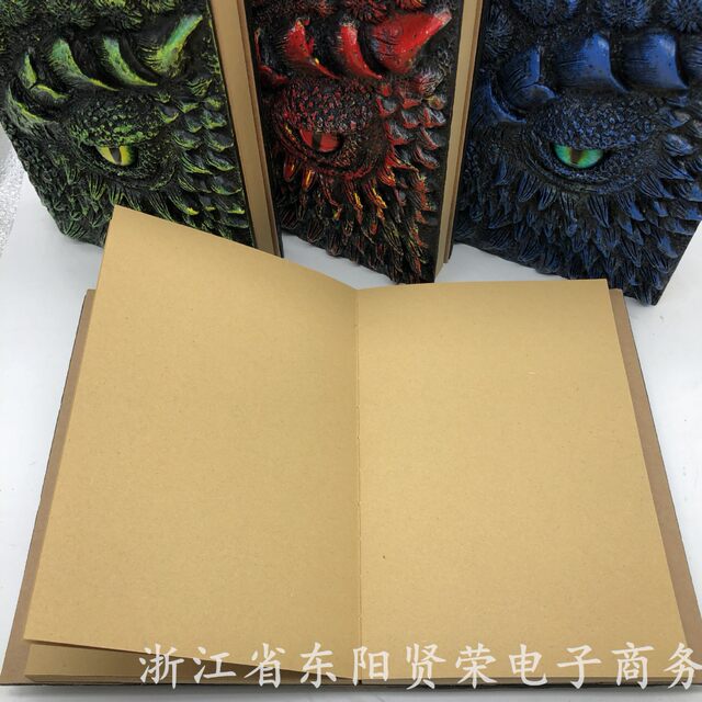 European-Style Retro Dragon Embossed A5 Notebook Student Notebook Dragon Pattern Notebook Dragon Eye Notebook Dragon Book