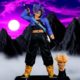 Dragon Ball Super Saiyan Figure, Extra Large Trunks with Dual Head Sculptures, Future Warrior Model, Display Piece