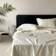 Lanjing Tiansi Jacquard Summer Quilt Four-piece American Light Luxury Nude Sleeping Ice Silk Air Conditioning Quilt Bed Sheets