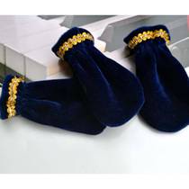 Piano foot cover thickened gold velvet high-end pedal universal cover stain-resistant and wear-resistant piano foot cover anti-slip pedal cover