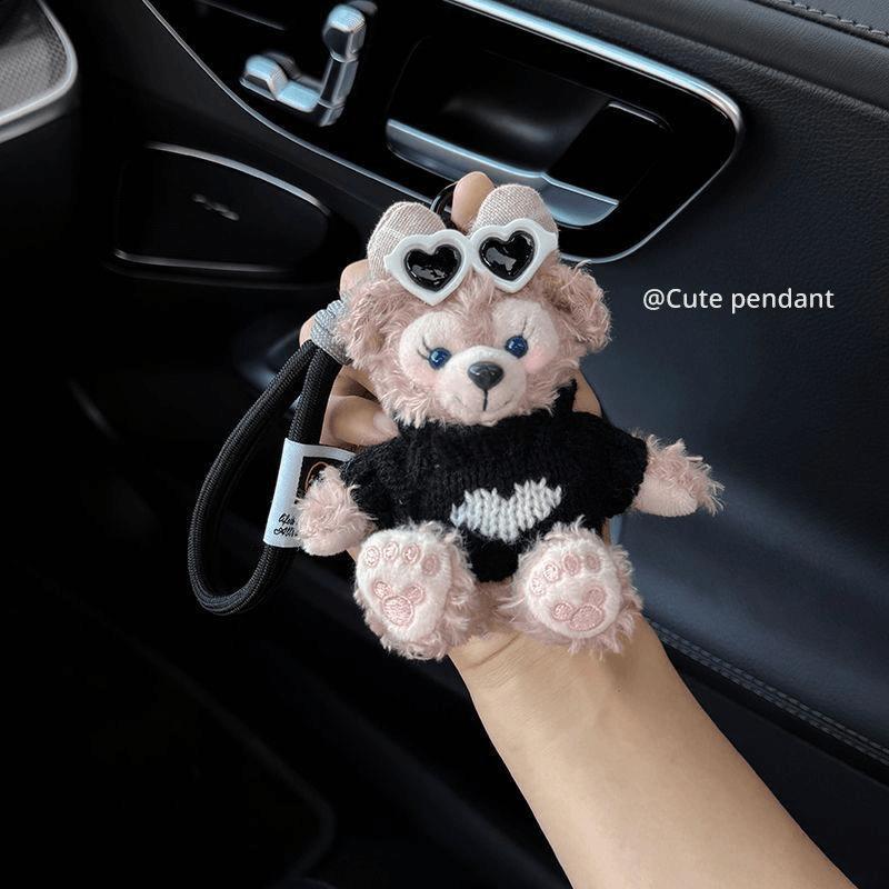 2025 New Model Shirley Car Keychain Pendant Bag Accessory Electric Car Keychain Cute Doll Couple D