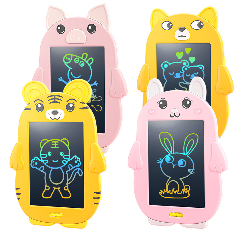 Lezhi Lcd Drawing Board Children's Cartoon Handwriting Board Electronic Small Blackboard Home Colorful Graffiti Writing Board