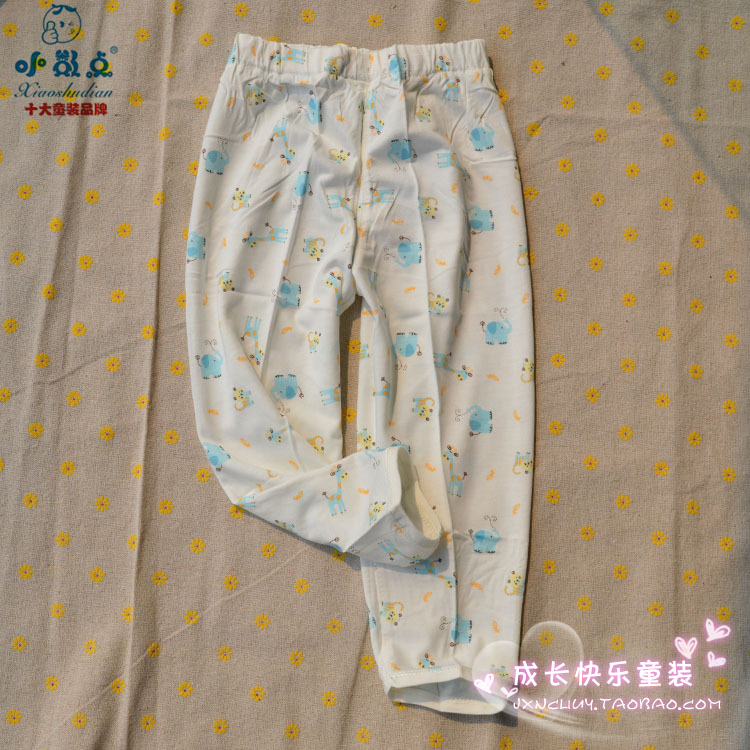 Hạnh phúc tăng trưởng * thập phân điểm bé mùa xuân và mùa hè điều hòa không khí quần sợi tre vải mỏng đồ lót duy nhất đồ lót nhà quần bộ nỉ nhung cho bé gái