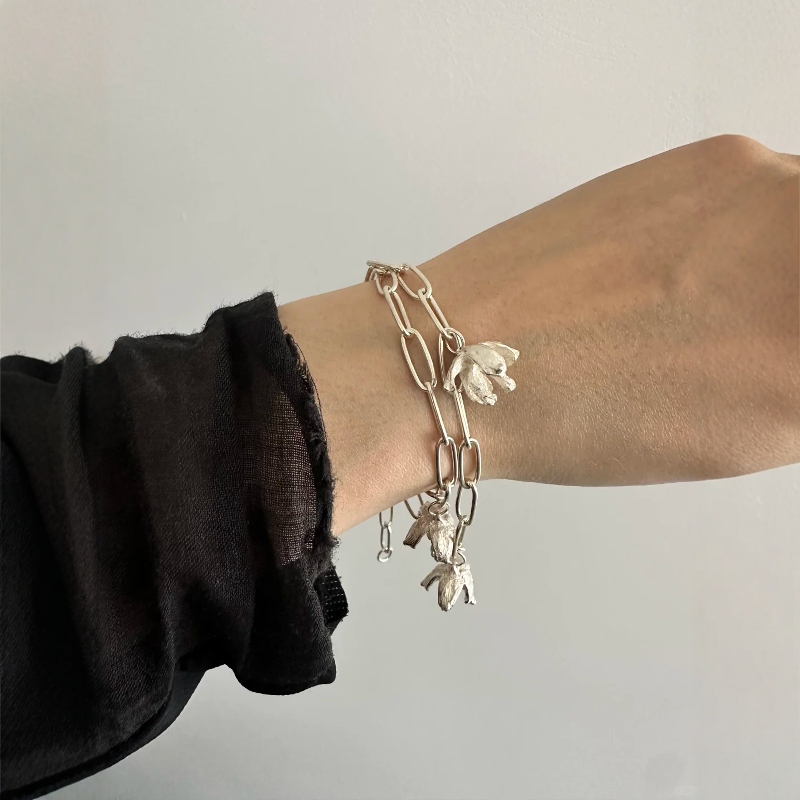 Miaopan Morning Glory Bracelet High-End Niche Fresh Style for Girls 2026 New Versatile Jewelry Bracelet Miaopan Morning Glory Bracelet High-End Niche Fresh Style for Girls 2026 New Versatile Jewelry Bracelet