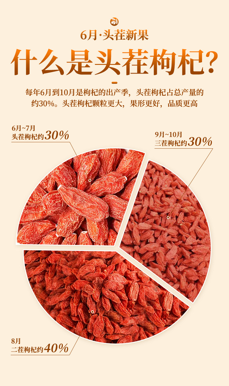 Premium Goji Berries Gou Qi Zi Large Grade Dried Wolfberry Fruit for Tea Soup and Soaking 500g Jar key features