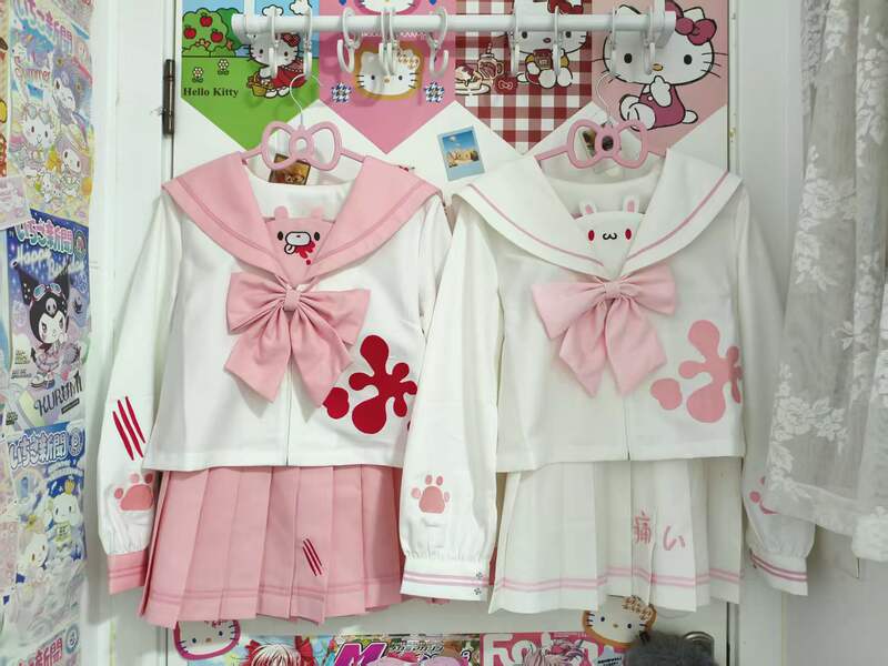 【Neko】Jk Sailor Uniform Original Long Sleeves