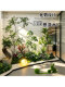 Simulated Green Plant Landscaping Combination, Light Luxury Window Decoration, Fake Plant Landscape, Indoor and Outdoor Floor-To-Ceiling Set under the Stairs