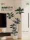Artificial Green Plant Landscaping Rubber Tree, High-End Luxury Living Room Tv Cabinet Floor Decoration, Indoor Black Diamond Plant