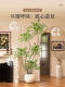 Simulated Green Plants, Indoor Nandina Bamboo, High-End Light Luxury, Large-Scale Bionic Floor-Standing Landscaping, Living Room High-End Artificial Plant Ornaments