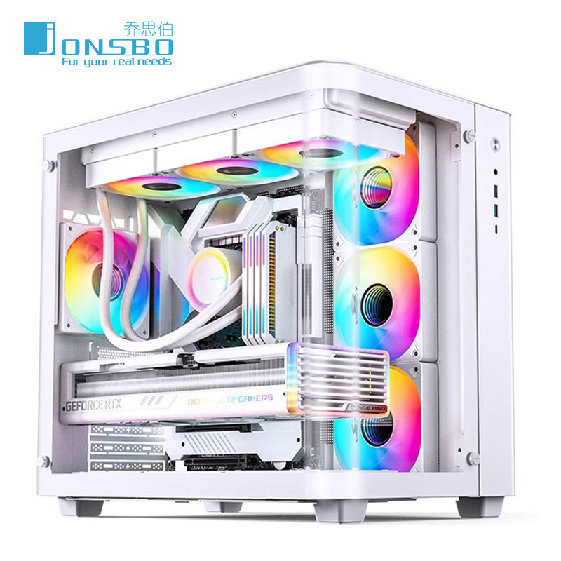 Qiaosibo Tk3 Sea View Room Column-Free Atx Curved Glass Typec White 360 Water-Cooled Gaming Computer Case Qiaosibo Tk3 Sea View Room Column-Free Atx Curved Glass Typec White 360 Water-Cooled Gaming Computer Case