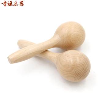Manufacturer orff percussion instrument wooden sand hammer varnish sand hammer beech sand hammer