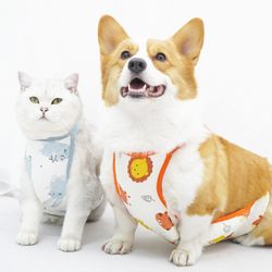 Dog Belly Band to Prevent Colds, Belly Protection Clothing for Pets, Corgi Belly Band, Comfortable Home Wear, Pure Cotton Clothes for Cats, Pajamas