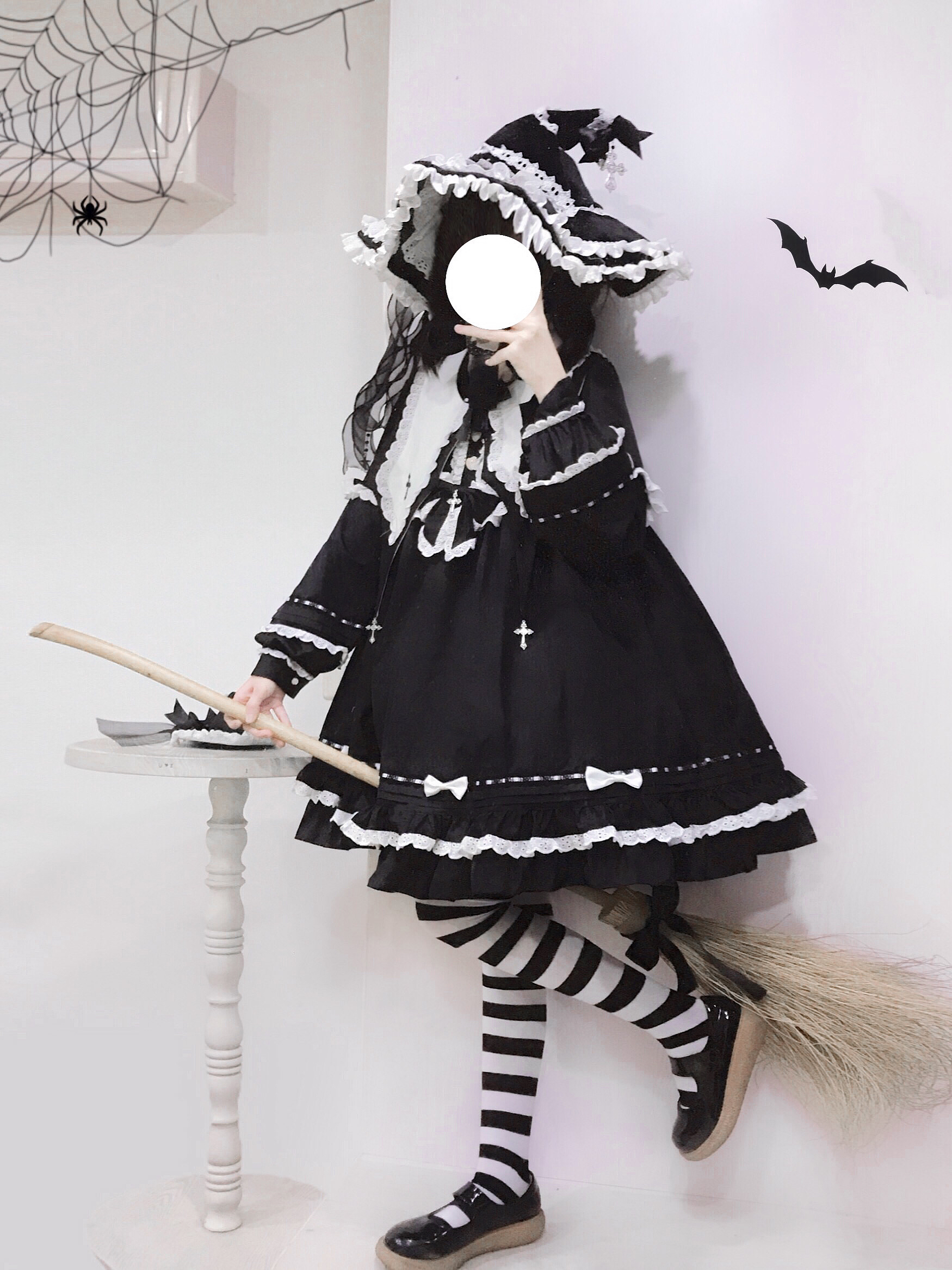 Spot Halloween Limit Lolita Trickster Fall/Winter Long Sleeve op