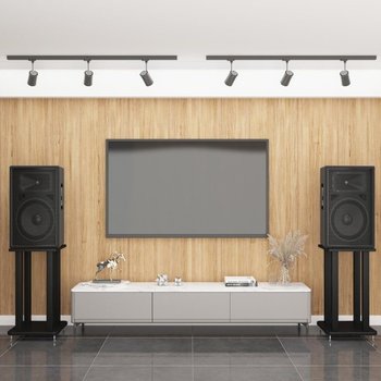 Audio tripod home professional speaker stand fever hifi audio and video equipment rack floor-standing bookshelf desktop audio stand