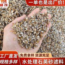 Manufacturer of sewage water treatment natural quartz sand filter material sea sand casting rust removal sand blasting slurry sand