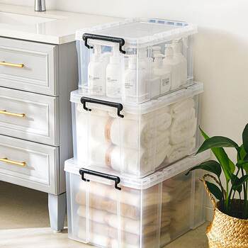 Free shipping spacexpert thickened large storage box household plastic box clothing storage box toy finishing box batch