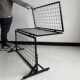 Folding grid rack Simple stall storage rack Portable floor stall display rack Outdoor exhibition accessories rack