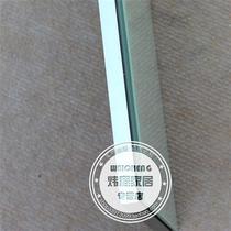 Borderless fully hidden frame door cabinet door gold aluminum frame mirror frame wine cabinet aluminum bathroom O mirror cabinet door custom alloy cabinet door