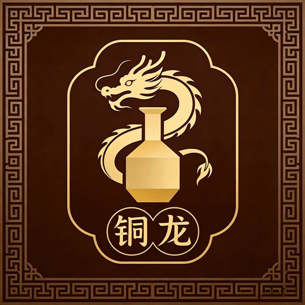 铜龙甄选日用香薰店的LOGO