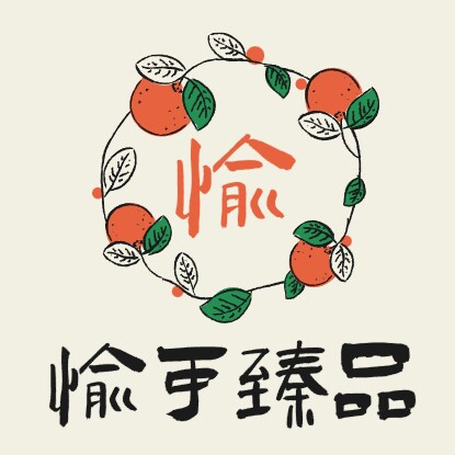 愉可臻品的LOGO