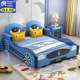 Children's bed car bed children's car lathe sports car bed racing bed boy single bed 1.2m 1.35M soft bed