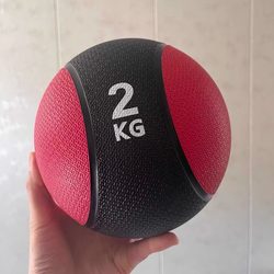German Imported Solid Rubber Fitness Ball, Exercise Gravity Ball, Fitness Waist and Abdomen Training, Agility Yoga, Kangfuping