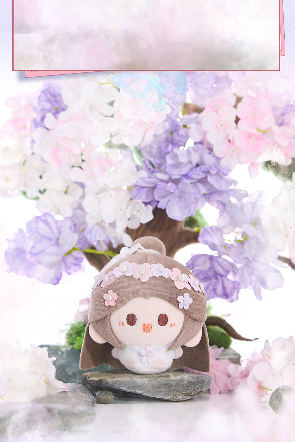 MINIDOLL TGCF Floral Xie Lian Hua Cheng plush keychain detail image 8