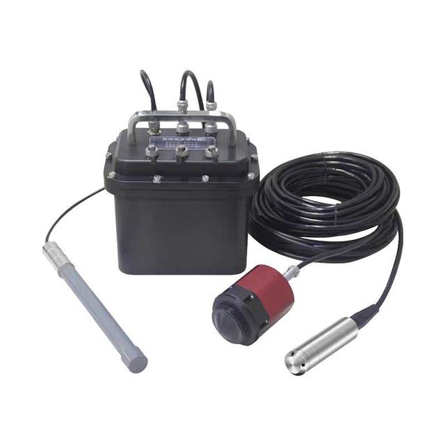 Drainage pipe network level meter wireless battery powered 4 transmission urban sewer cellar well water level sensor