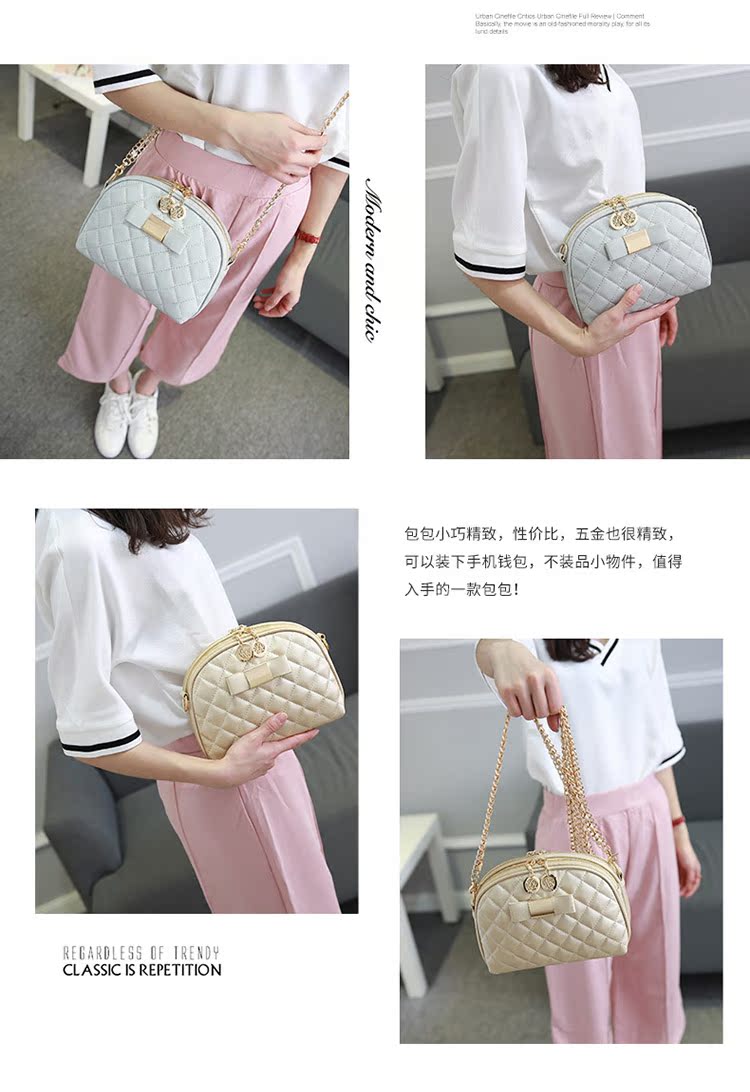 Túi mini nữ mới 2019 phiên bản Hàn Quốc của chuỗi thời trang hoang dã di Messenger túi họa tiết túi màu đen hình thoi - Túi xách nữ túi đeo chéo nữ cute