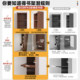 Solid Wood Corner Narrow Bookshelf, Integrated Wall-Mounted Floor-To-Ceiling Storage Rack, Space-Saving Small Bookcase for Students and Home Use