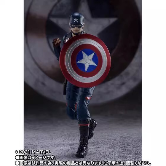In Stock Bandai Tamashii Limited Edition Shf Falcon and Winter Soldier Captain America John Walker American Secret Agent