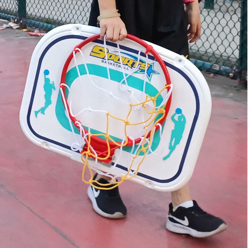 No-Drill Outdoor Hanging Basketball Hoop, Indoor Children's Shooting Hoop, Can Dunk, Attaches to Poles or Trees, Home Mobile Basketball Stand No-Drill Outdoor Hanging Basketball Hoop, Indoor Children's Shooting Hoop, Can Dunk, Attaches to Poles or Trees, Home Mobile Basketball Stand