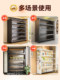 Household storage cabinet Large capacity multi-layer dustproof living room floor storage rack Storage cabinet Bookcase Steel storage cabinet