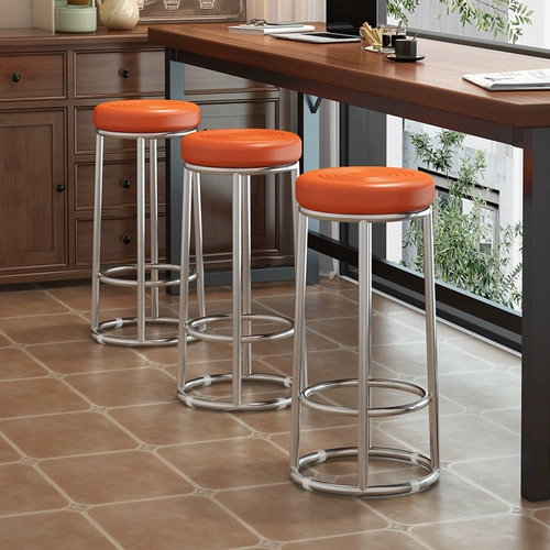 Бар -стул Мобильный счетчик круглый стул Добавить Gaofen Game Hall Cashier Cafe Coffee Milk Tea Tea Shop Bar Стул