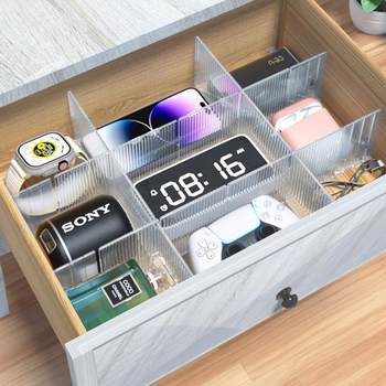 Drawer partition storage and organization transparent makeup table storage wardrobe sock classification free combination customization