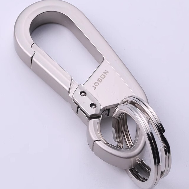 Japanese Quality 304 Stainless Steel Keychain Car Key Chain Hook Thickened Titanium Alloy Keychain High-End Model Japanese Quality 304 Stainless Steel Keychain Car Key Chain Hook Thickened Titanium Alloy Keychain High-End Model