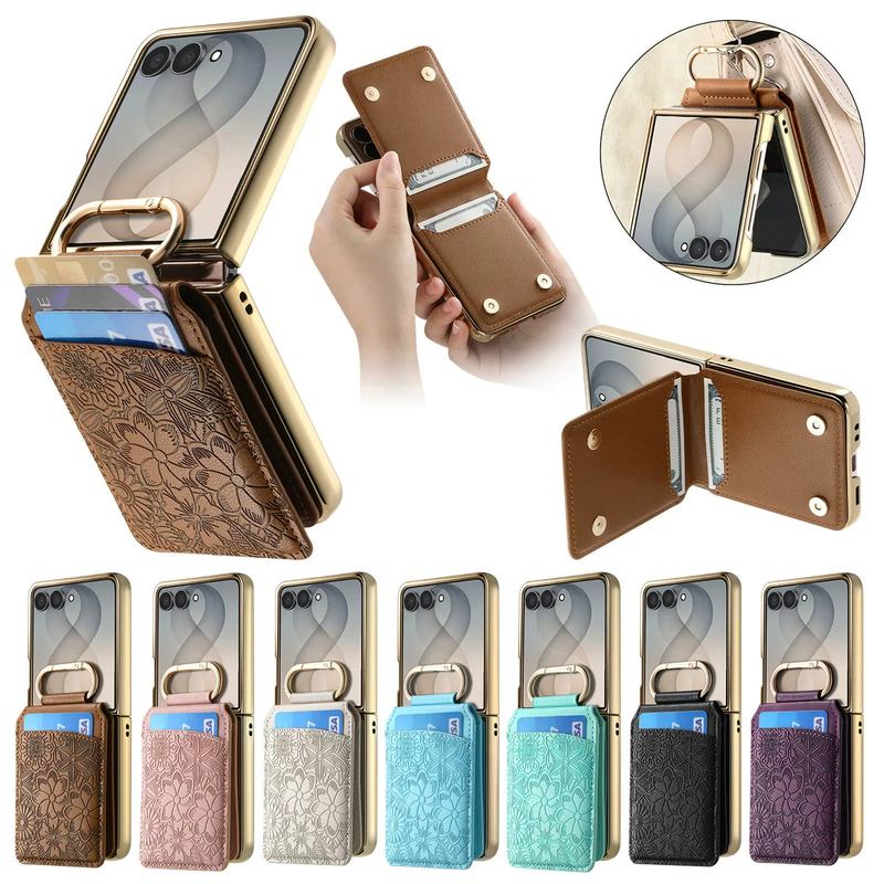 High-End Cowhide Coin Purse Suitable for Samsung Galaxy Zflip8 Phone Case, Luxurious with Card Slot, Zflip7 with Convenient Ring, Zflip6 with Integrated Stand, Zflip5 Scratch-Resistant and Wear-Resistant Leather Case High-End Cowhide Coin Purse Suitable for Samsung Galaxy Zflip8 Phone Case, Luxurious with Card Slot, Zflip7 with Convenient Ring, Zflip6 with Integrated Stand, Zflip5 Scratch-Resistant and Wear-Resistant Leather Case