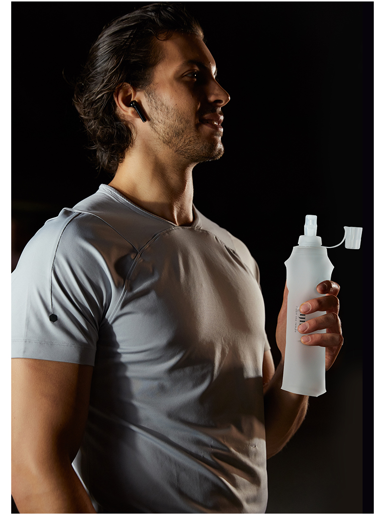 mijilo Sportflasche Outdoor Soft Faltbare Trail Running Tasche Marathon Tragbarer Wasserbecher_voghion.com