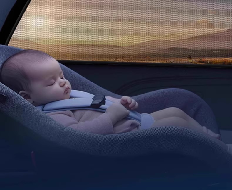 Car sunshade curtain, car window mesh, side window insulation, sun protection, magnetic UV-blocking curtain for BYD