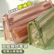 Double-layer three-dimensional transparent mesh pencil bag student exam