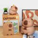 Children's New Kapibara Piggy Bank, Popular Online, Cute Cartoon Design, Anti-Drop, Suitable for Boys and Girls, New Year Gift