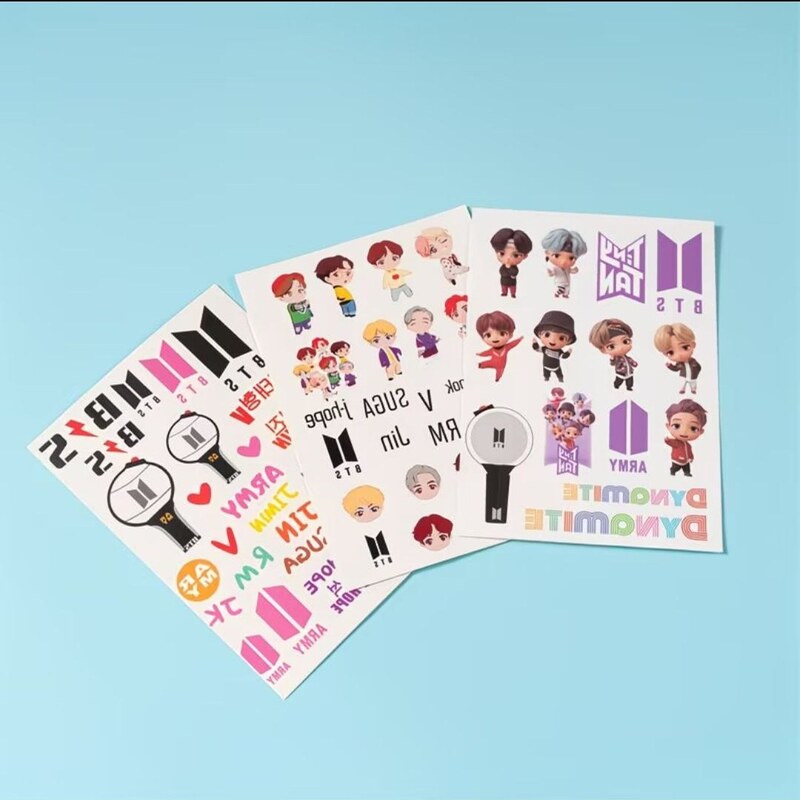 Bts Tattoo Stickers, Bts Bangtan Boys Merchandise Stickers, Tattoo Stickers, Waterproof Stickers, Cute Card Holders, Creative Small Gifts Bts Tattoo Stickers, Bts Bangtan Boys Merchandise Stickers, Tattoo Stickers, Waterproof Stickers, Cute Card Holders, Creative Small Gifts