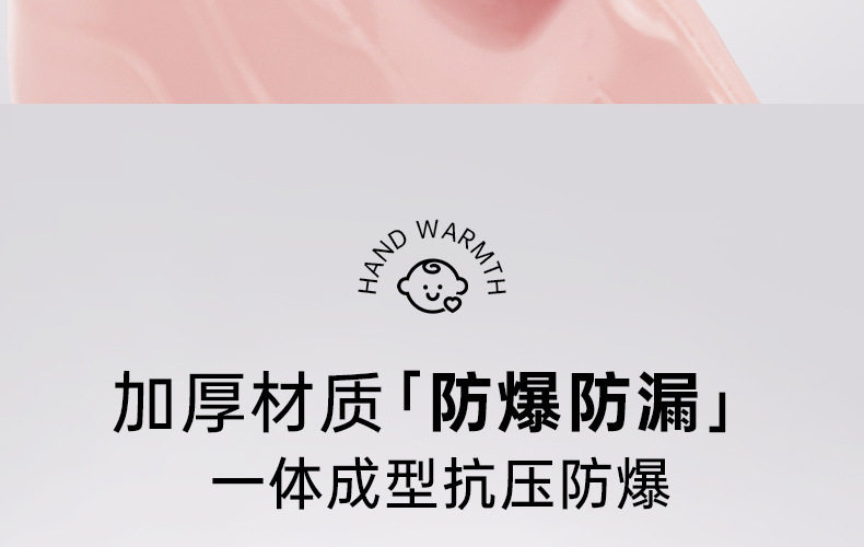 FaSoLa Life 灌水热水袋 中号卡通绿色 900ml 1件 毛绒暖手宝