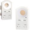 Voice-Activated Night Light, Voice-Controlled Led Light, Multi-Color Light, USB Charging Port, Socket Converter for Dormitory