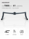 Hudud Carbon Fiber Integrated Curved Handlebar Road Bike Raised Handlebar Internal Cable Routing T800 Ultra-Light Aerodynamic Handlebar