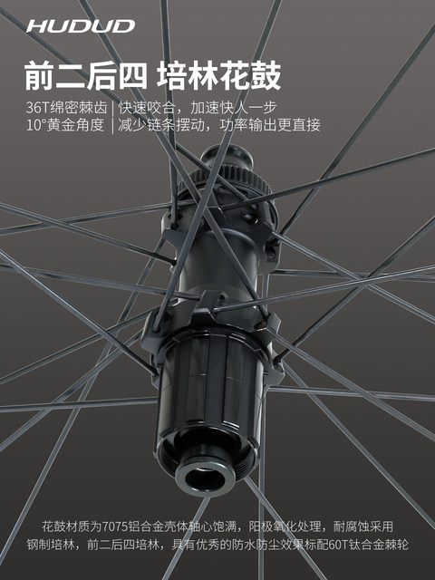 Carbon Fiber Wheelset with Wave Rims, V-Brake, Open Vacuum Thru-Axle, Quick-Release Disc Brake, Road Carbon Rims, Muscle Rims