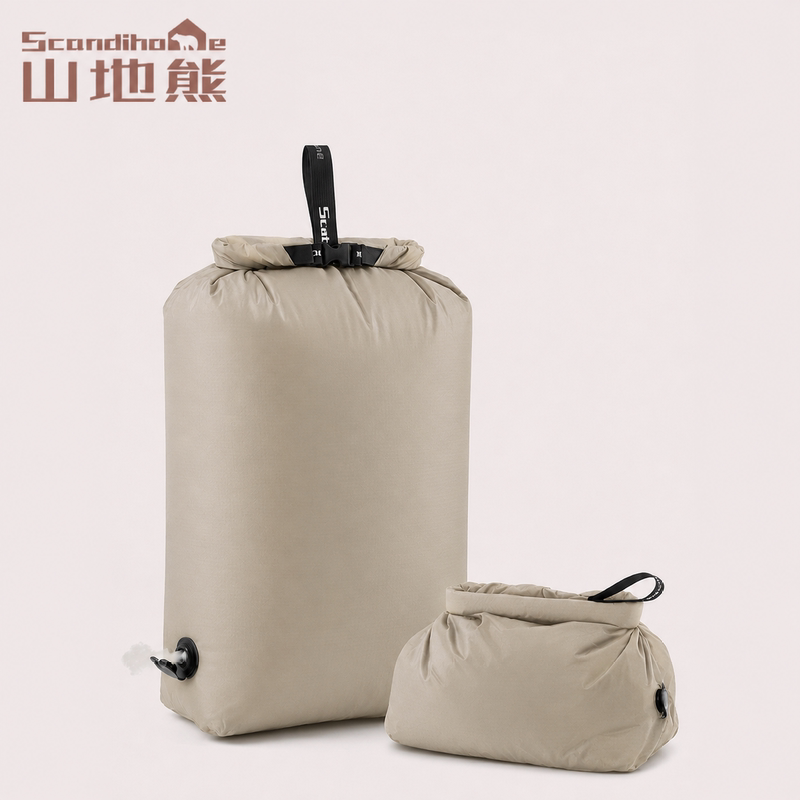 Mountain Bear Travel Compression Bag Suitcase Clothing Vacuum Storage Bag No-Pump Portable Waterproof Foldable Dirty Clothes Bag