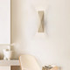 Natural Yellow Cave Stone Wall Lamp, Vintage Cream Wabi-Sabi Style, Simple Bedside Wall Lamp, Living Room Corridor Staircase Entrance Wall Lamp